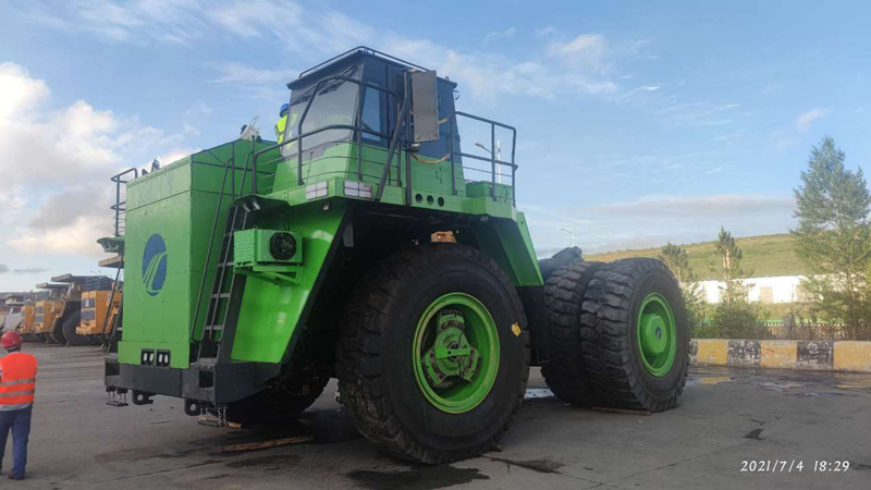 Application of SonnePower products on 120-ton mining trucks