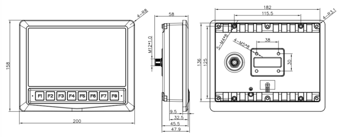 SPD-070-Cx series 7-inch display