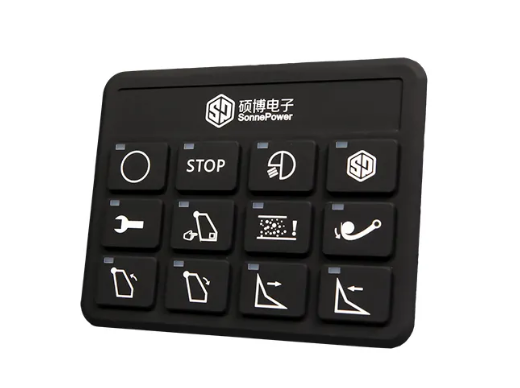 Keypad for mobile machinery