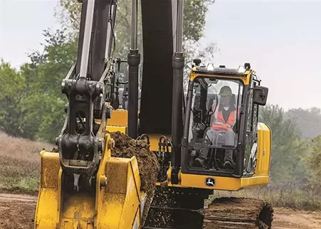 How have large excavators evolved? (2)